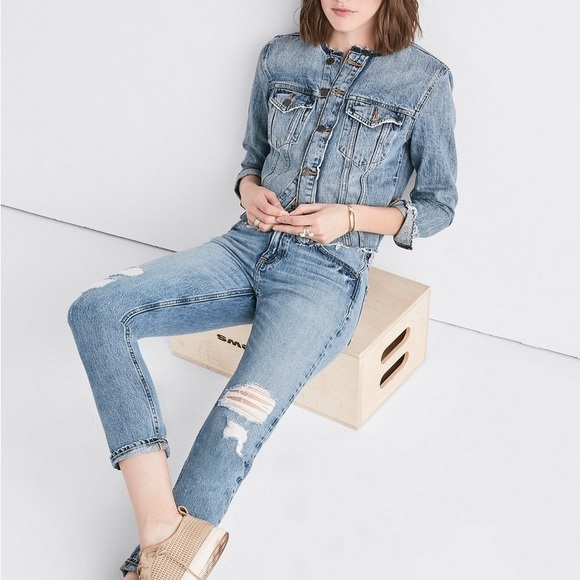 lucky Brand Jeans Womens Sienna Slim Boyfriend DIstress SZ 10 NEW. - Picture 1 of 5